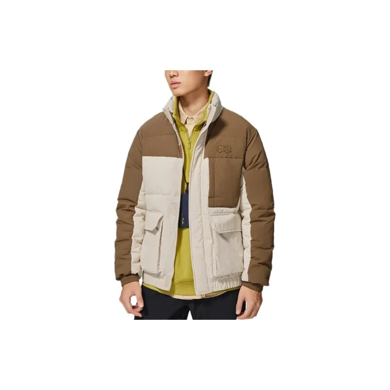 LiNing Sports Life Collection Down Jacket Men's Brown-2