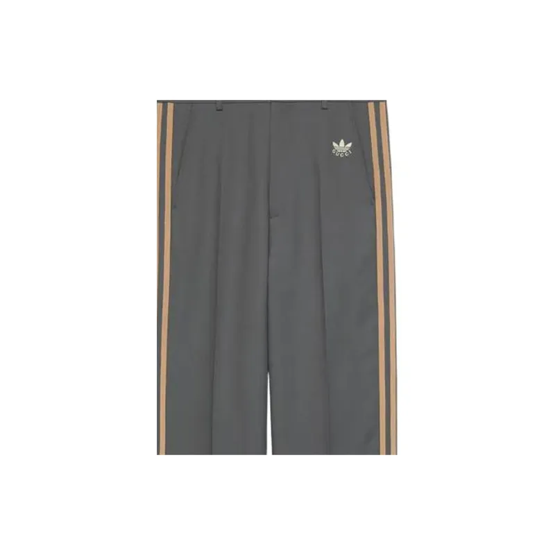 GUCCI GUCCI X ADIDAS SS23 Casual Pants Men's Dark Gray-3