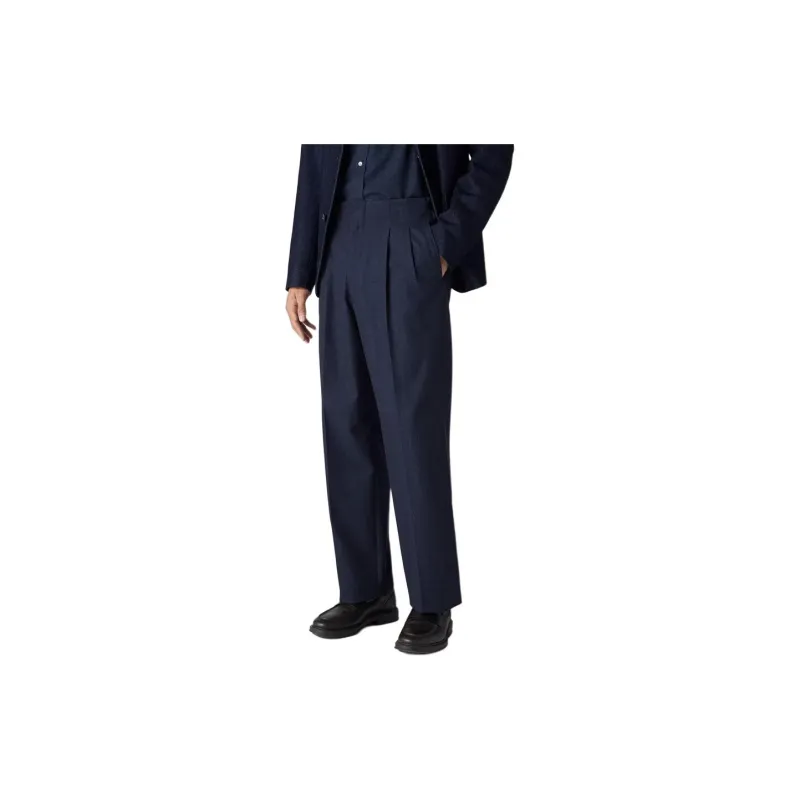 Loro Piana SS24 Casual Pants Men's Dark Blue-5
