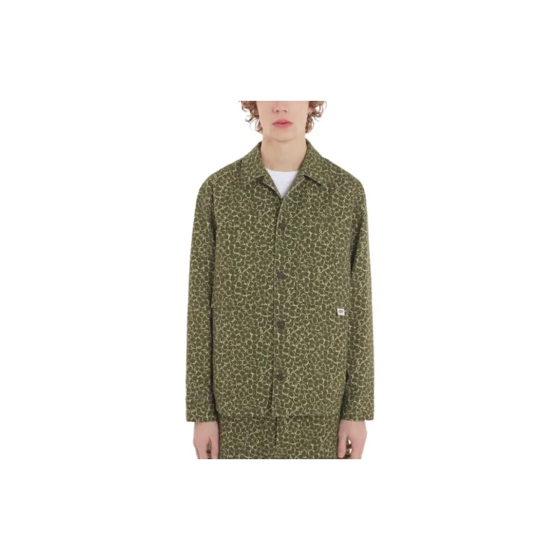 Maison Kitsuné Allover Floral Printed Overshirt-3