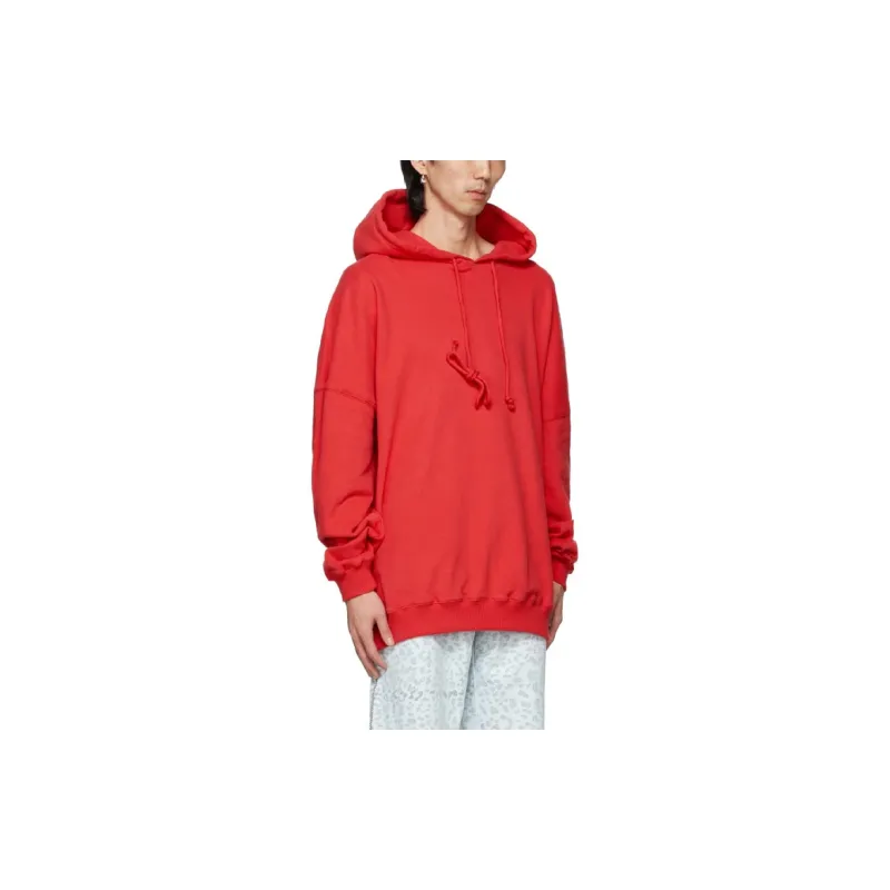 WE11DONE Rear logo Oversized Hoodie-3