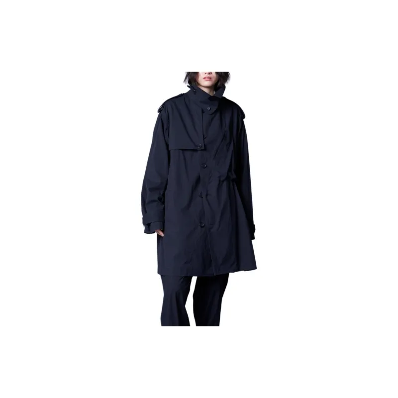 Yohji Yamamoto Ground Y FW24 Trench Coat Unisex Black-4