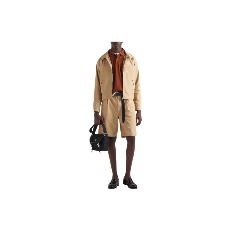 PRADA Poplin Bermuda Shorts-1
