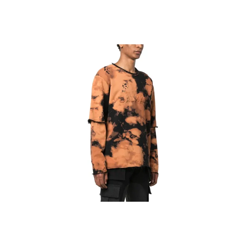 BALMAIN SS23 T Shirt Men's Orange-3