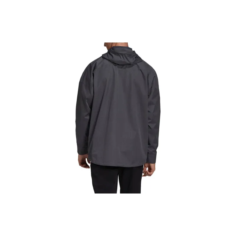 Adidas Jackets Men Dark Heather Gray-3