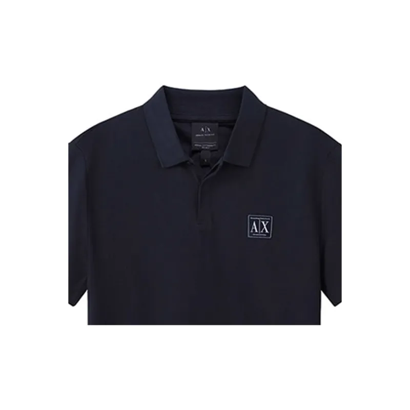 ARMANI EXCHANGE Polo Shirts Men Navy-4