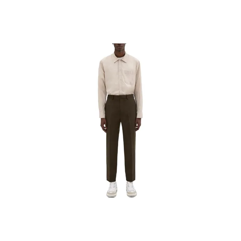 THEORY Casual Pants Men Brown D00-1