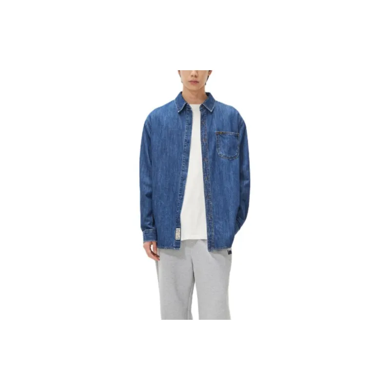 Lee Shirts Men Deep Indigo-2
