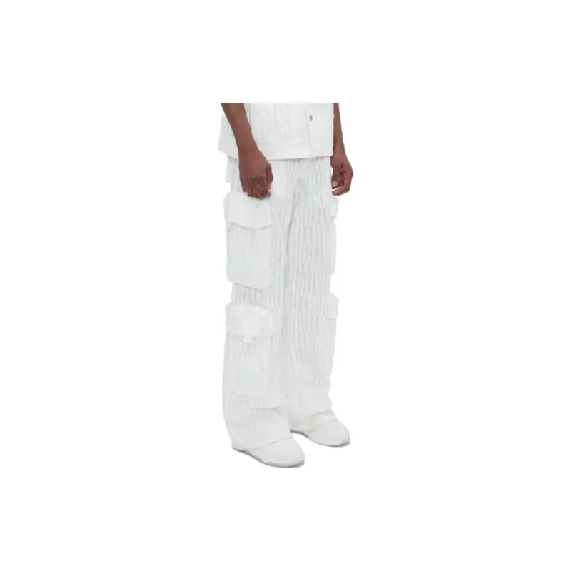 AMIRI Cargo Pants Men White-2