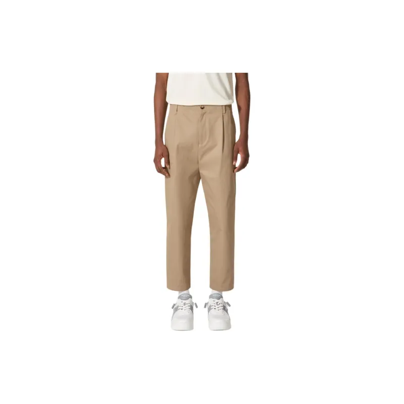 Valentino Mid Rise Pleated Straight Leg Trousers-1