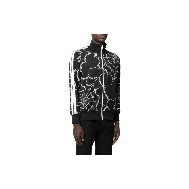 PALM ANGELS Spider Web Classic Track Jacket-3