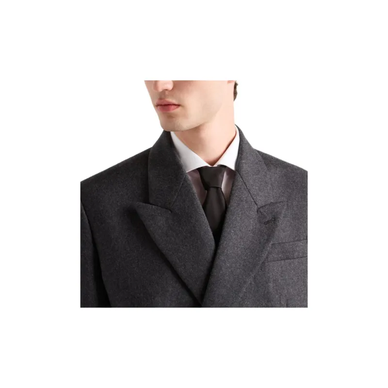 PRADA Double breasted Wool Blazer-3