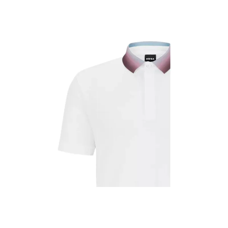 HUGO BOSS Polo Shirts Men White-4