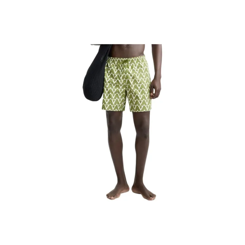 ZARA Swimming Shorts Men's Grass Green-2
