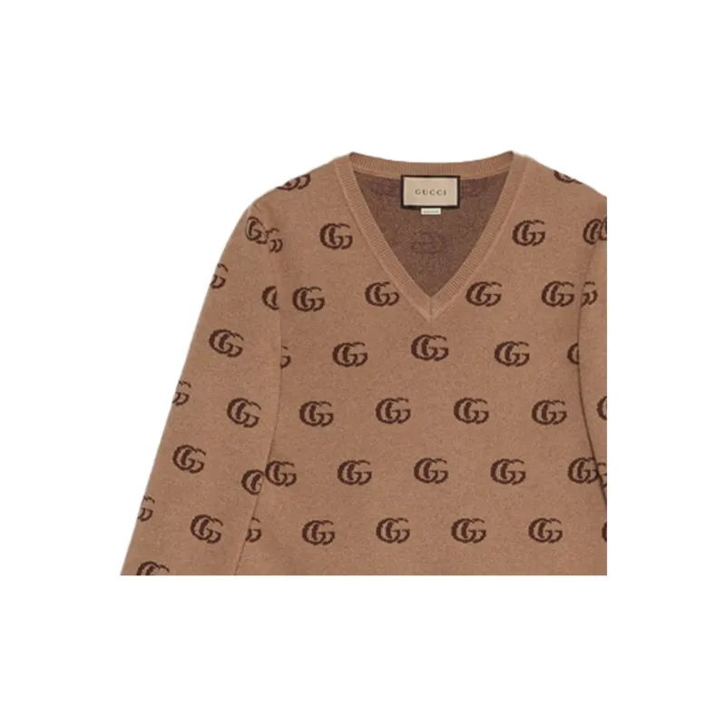 GUCCI Cashmere Sweaters Men Umber-4