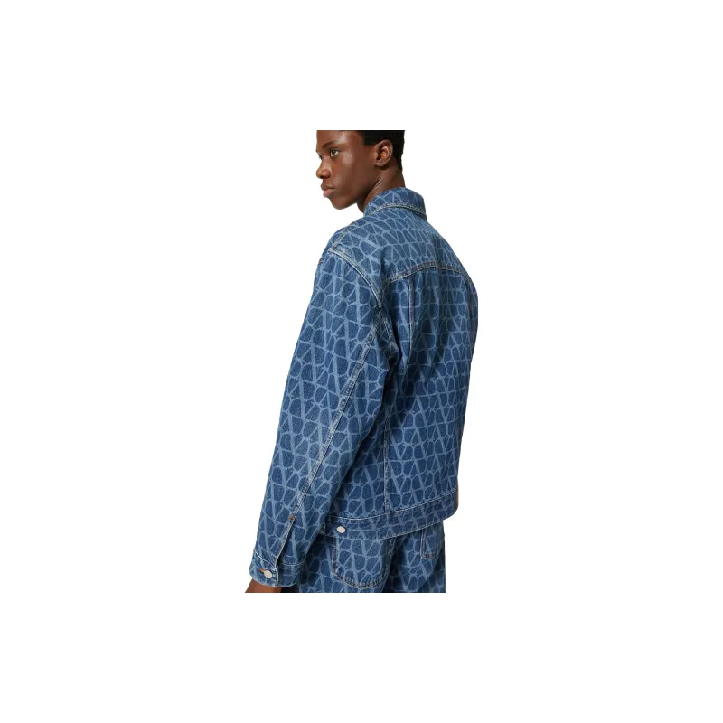 Valentino Toile Iconographe Denim Jacket-3
