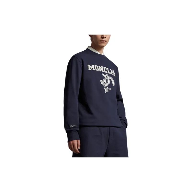 Moncler SS24 CNY Sweatshirts Men Marine Blue-3