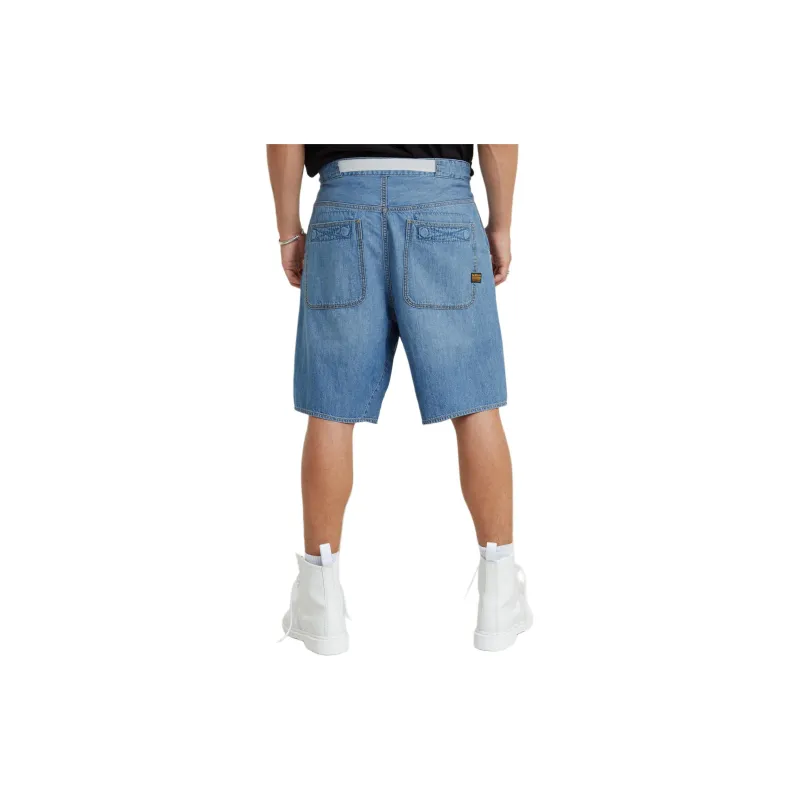 G STAR RAW Denim Shorts Men's Light Blue-2