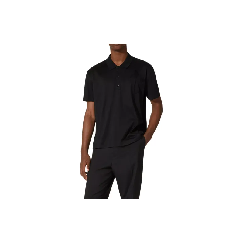 Valentino SS24 Polo Shirt Men's Black-1
