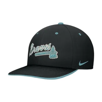 Nike Atlanta Braves Pro Tech Script Men's Nike Dri FIT Mlb Adjustable Hat