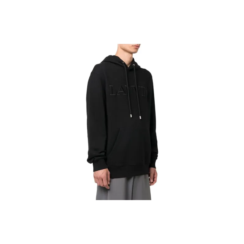 Lanvin Logo embroidered Hoodie-3