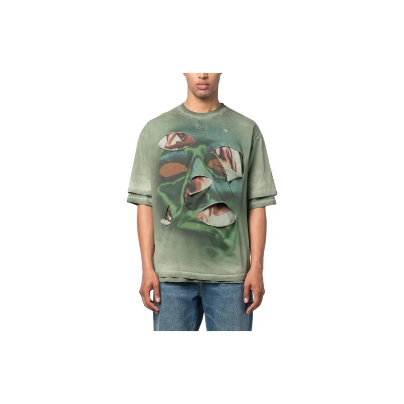 DIESEL T-Shirt Men's Moss Green-2