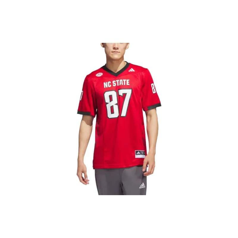 Adidas Free Shipping With AdiClub North Carolina State Football Off-Field Home Jersey-1