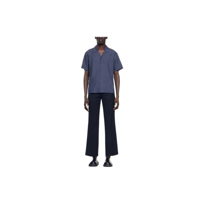 Sandro Shirts Men Blue-2