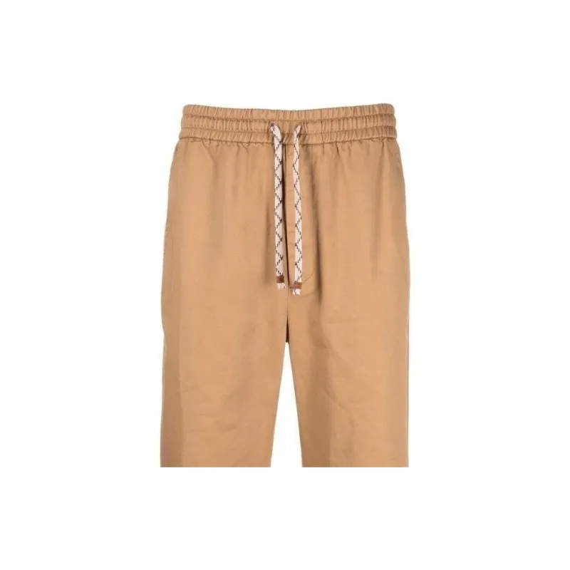 GUCCI Logo Print Drawstring Pants-3