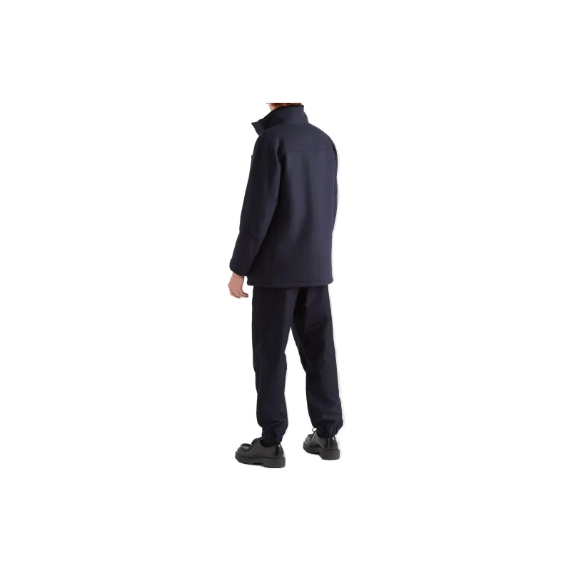 PRADA Triangle logo Wool blend Jacket-2