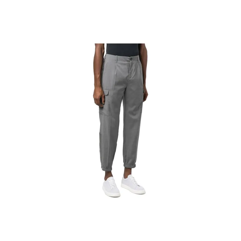 Brunello Cucinelli Zipped-cuff Cotton Trousers-3