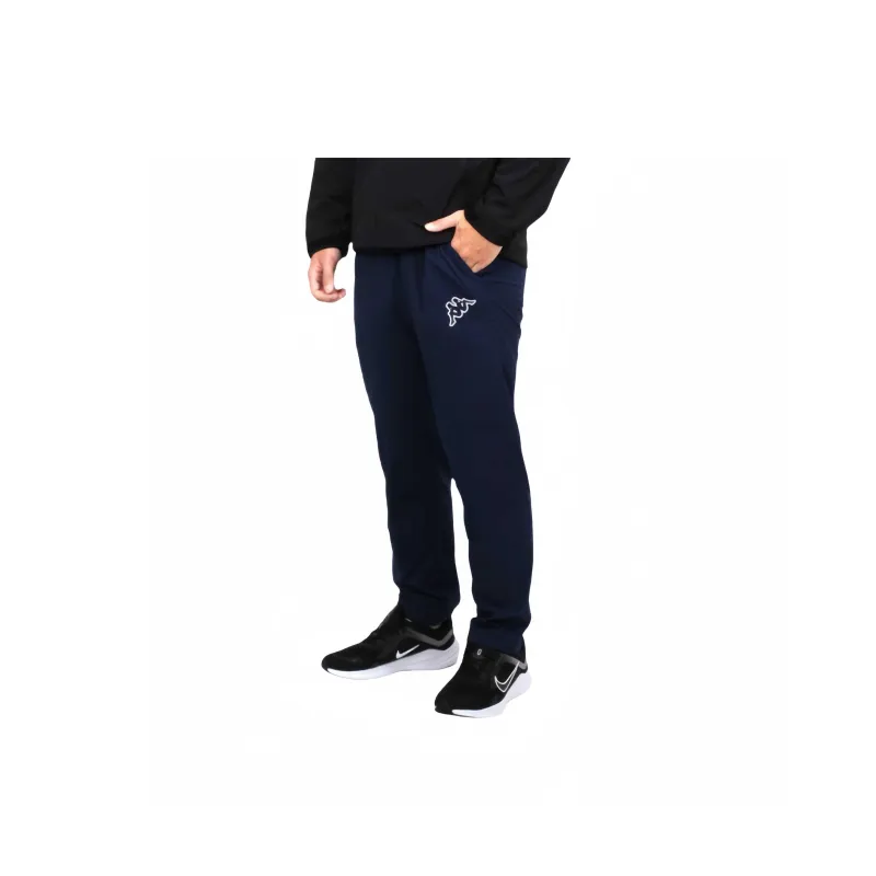 Kappa Knitted Sports Pants Unisex Dark Blue White-2
