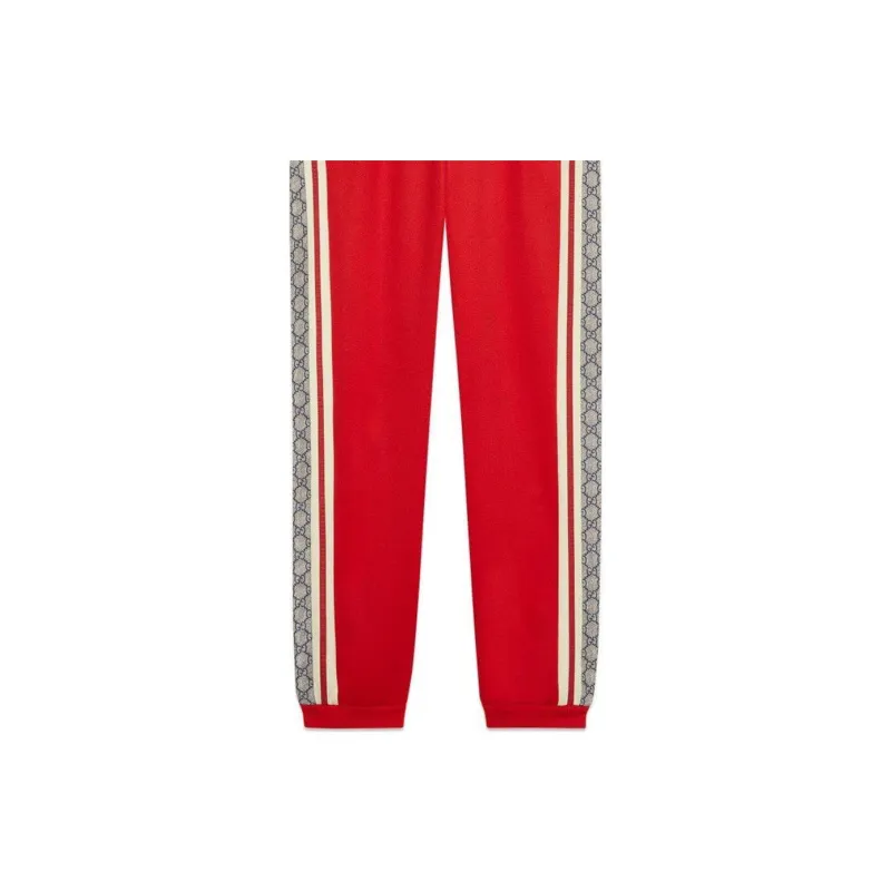 GUCCI SS22 Knitted Sweatpants Men's Red-5