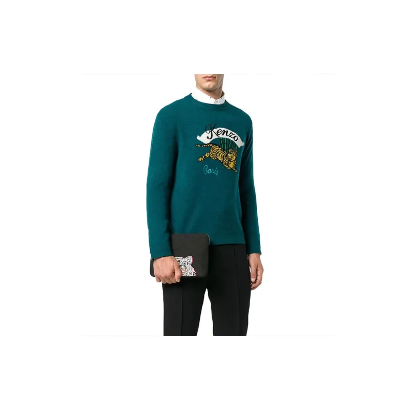 KENZO Sweaters Men Green-2