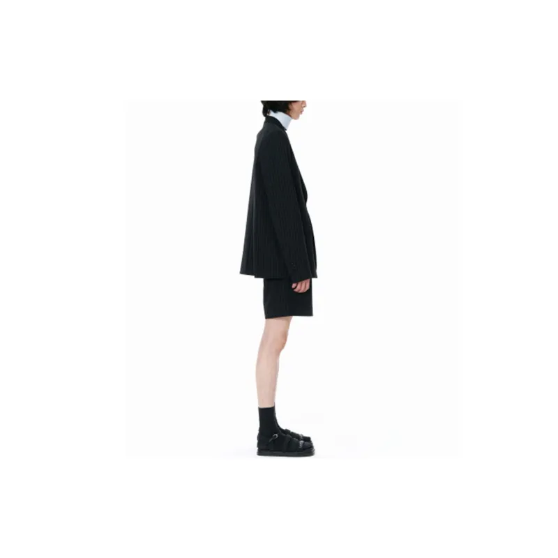 WE11DONE Casual Shorts Men Black-4