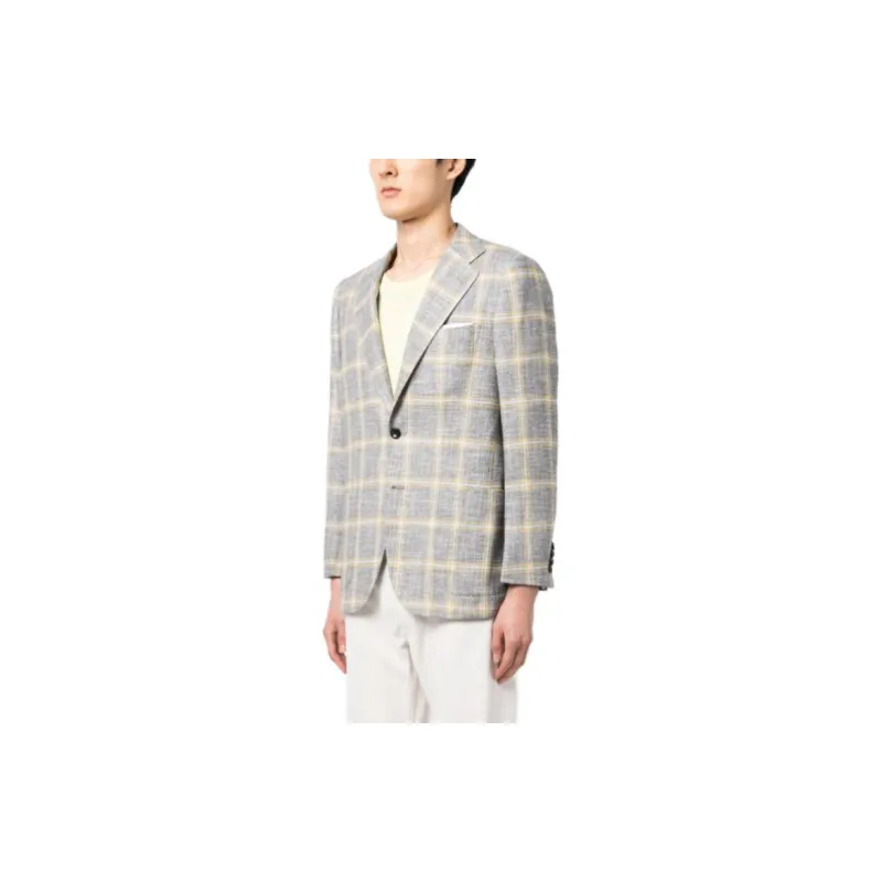 KITON Windowpane-print Sport Coat-3