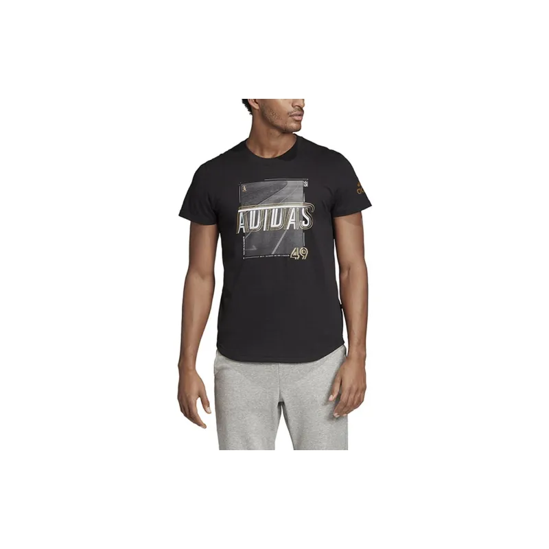 Adidas T Shirts Men Black-2