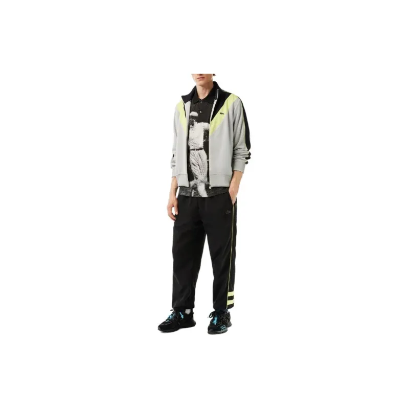 LACOSTE René LACOSTE print Polo Shirt-1