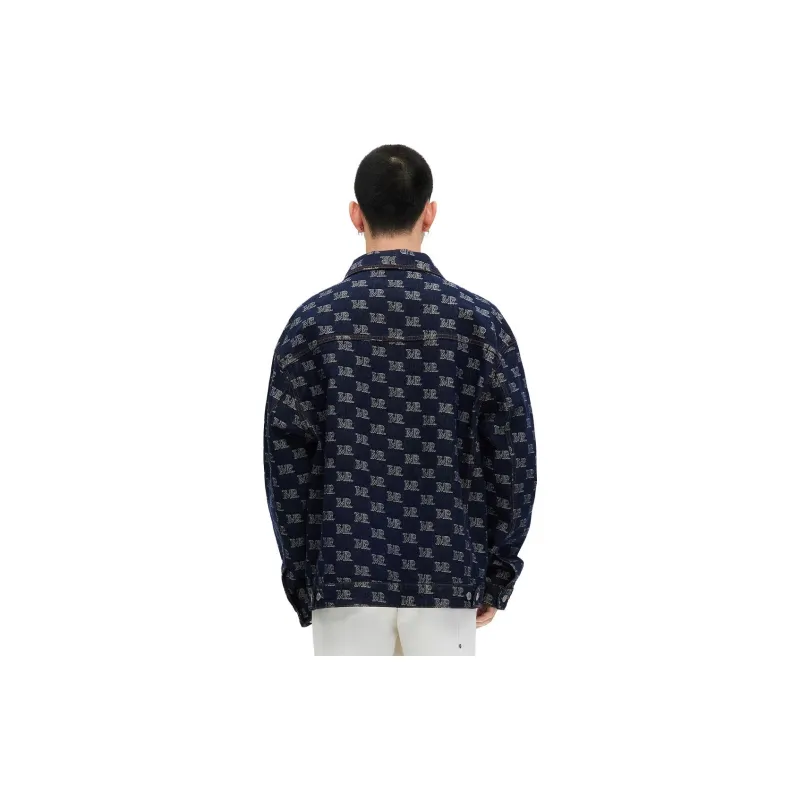GXG Denim Jacket Men's Deep Navy Blue-2