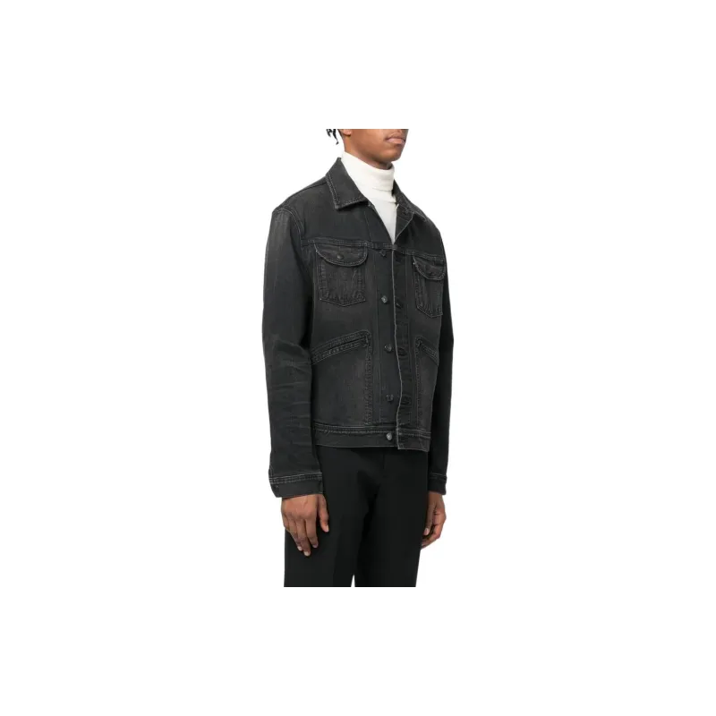 TOM FORD Denim Jackets Men Black-3