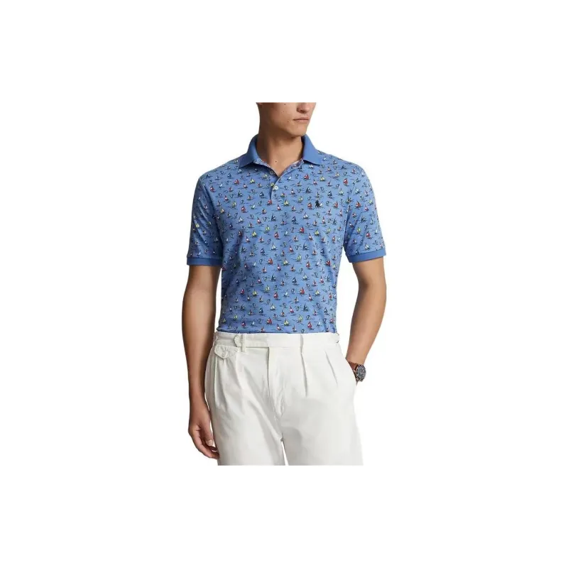 Polo Ralph Lauren SS24 Polo Shirt Men's Blue-1
