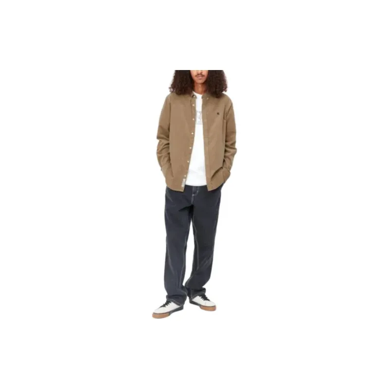 Carhartt WIP Shirts Men Brown-2