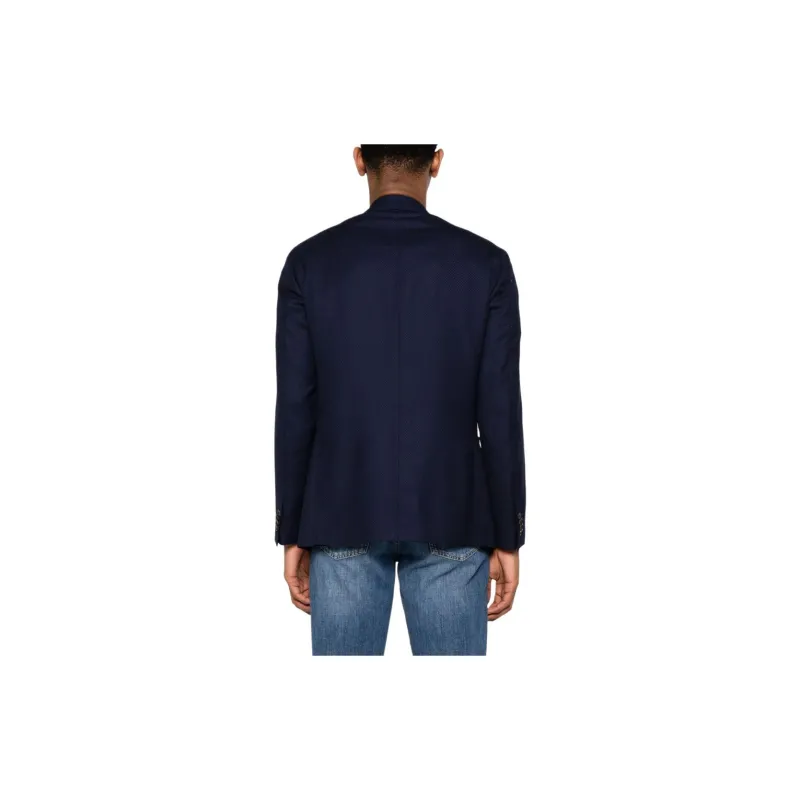 Corneliani Mélange effect Single breasted Blazer-2