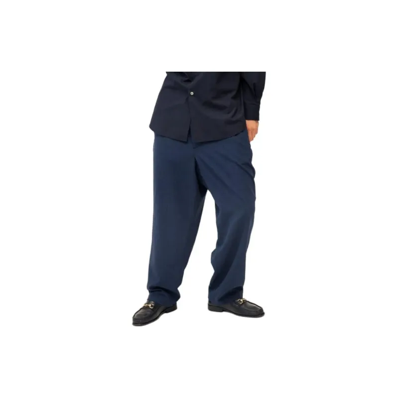 Beams Casual Pants Men Navy-3