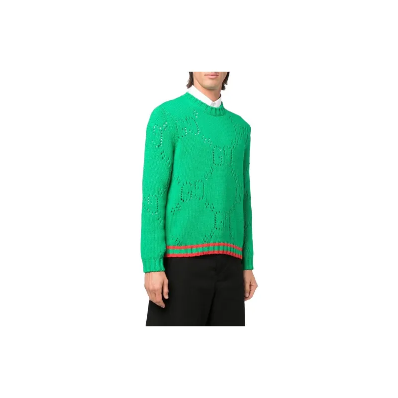 GUCCI Sweaters Men Green-3