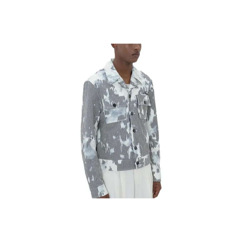 AMIRI Jackets Men White Blue-3
