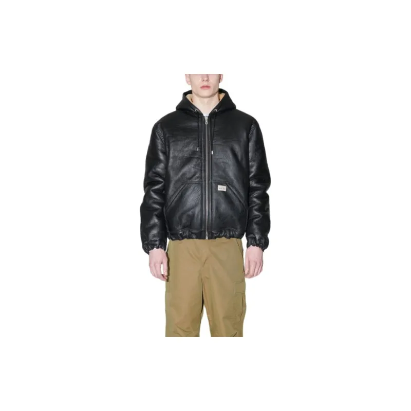 Stussy X Our Legacy Work Shop Reversible Shearling Zip Hoodie-4