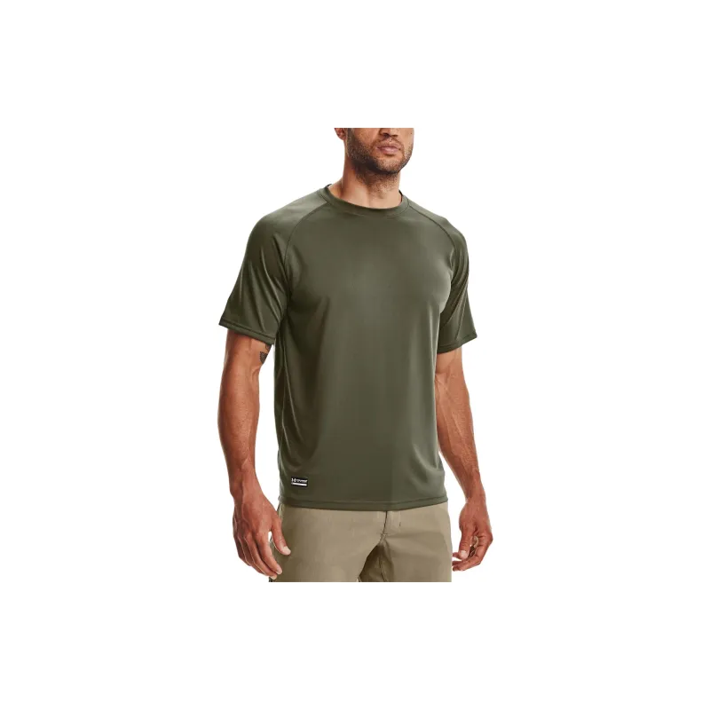 Under Armour T Shirts Men Olive Green-3