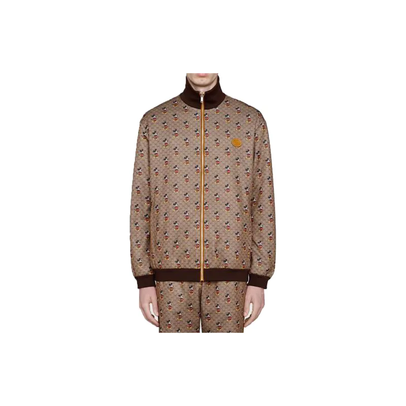 GUCCI x Disney SS20 Jackets Coats Unisex Brown-3