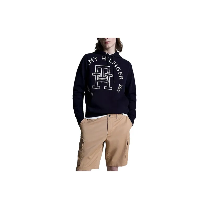 Tommy Hilfiger Logo print Cotton Hoodie-3